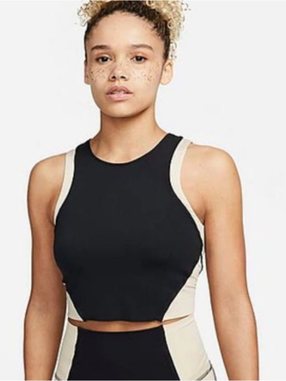 NIKE Yoga Dri-fit Luxe Cropped Tank Top Sz XL